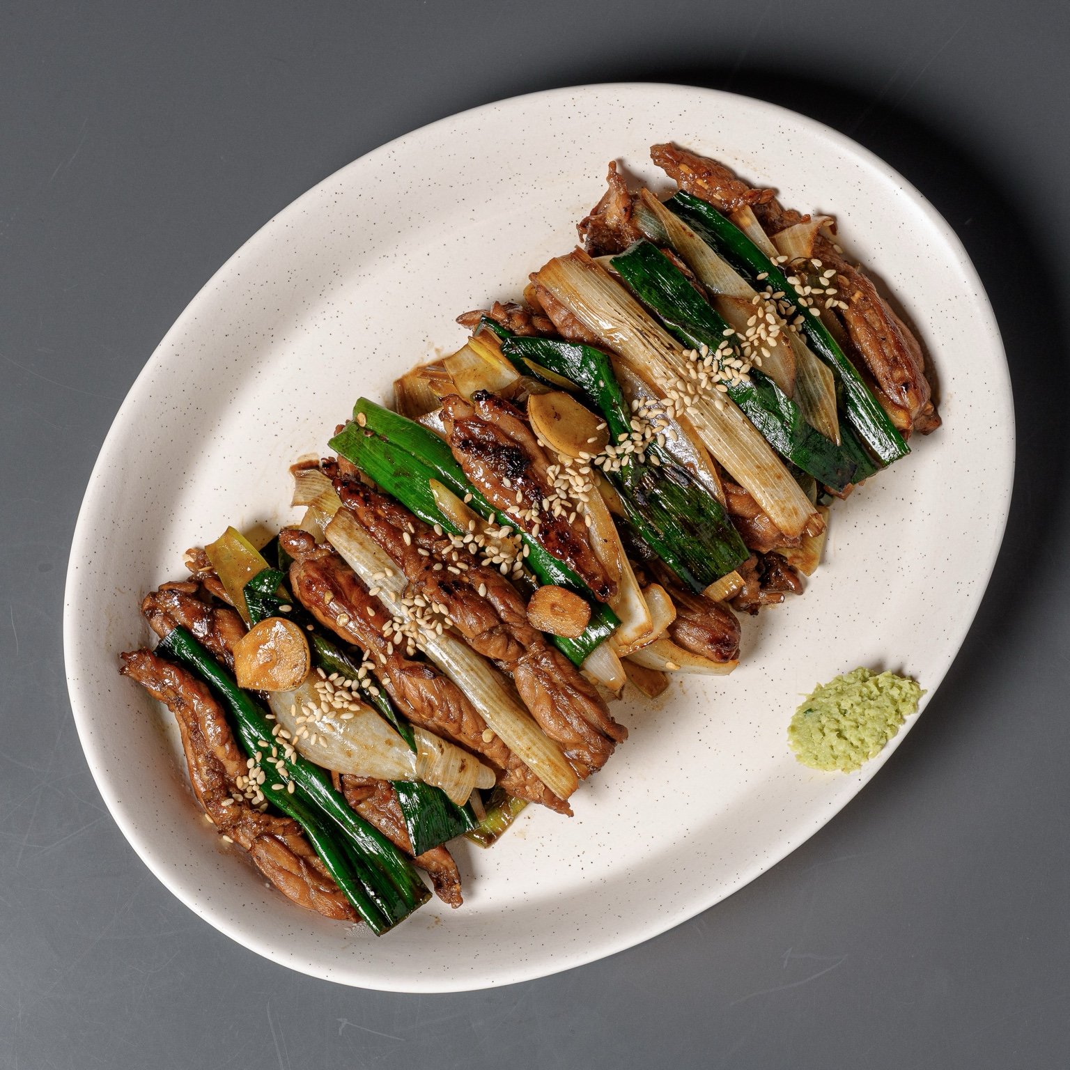 닭목살 갈비 구이